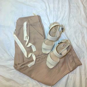 Aritzia dress pants (beige)
